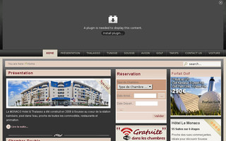 hotellemonaco.com website preview
