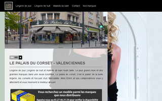 lepalaisducorset.fr website preview