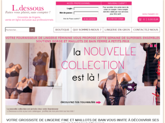 lingerie-grossiste.fr website preview