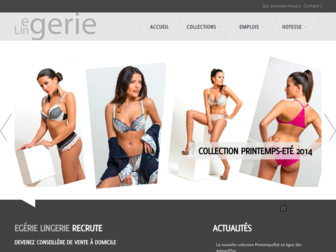 egerie-lingerie.com website preview