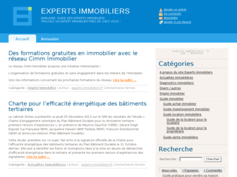 experts-immobiliers.fr website preview