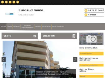 eurosud-immo-rhonealpes.fr website preview