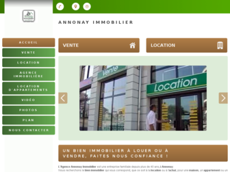 annonayimmobilier.fr website preview
