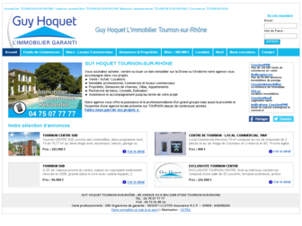 guyhoquet-tournon.octissimo.com website preview