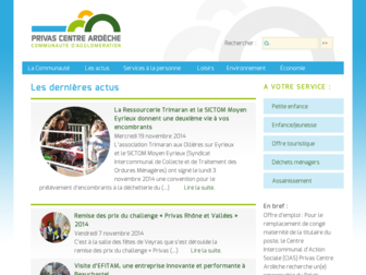privas-centre-ardeche.fr website preview