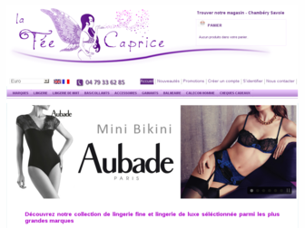 feecaprice-lingerie.com website preview