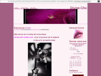 lingeriedivinechic.unblog.fr website preview