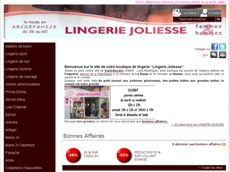lingerie-joliesse.com website preview