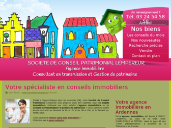immobilier-lempereur.fr website preview