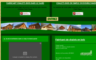 chalets-reilhan.com website preview