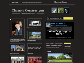 chamoisconstructeurs.com website preview