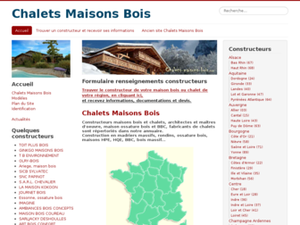 chalets-maisons-bois.com website preview