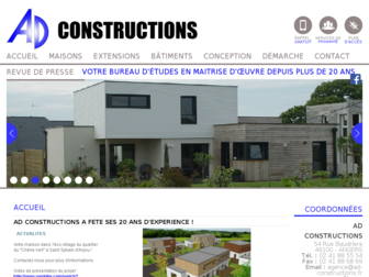 ad-constructions.fr website preview