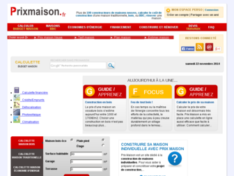 prixmaison.fr website preview