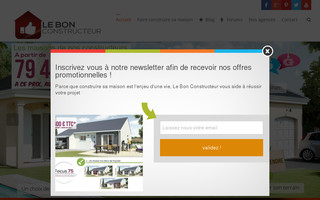 lebonconstructeur.fr website preview