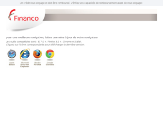 financo.fr website preview