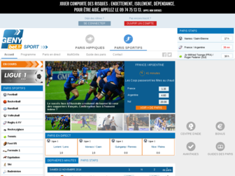 sport.genybet.fr website preview