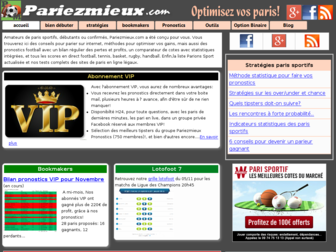pariezmieux.com website preview