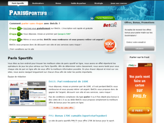 parissportifs.net website preview