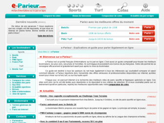 e-parieur.com website preview