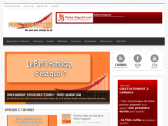 pariez-gagnant.com website preview