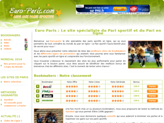 euro-paris.com website preview