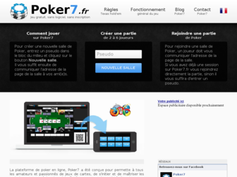 poker7.fr website preview