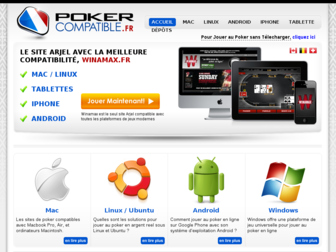 pokercompatible.fr website preview