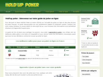 hold-up-poker.com website preview