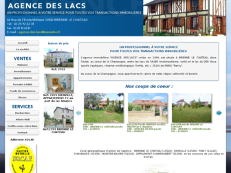 agence-des-lacs.com website preview
