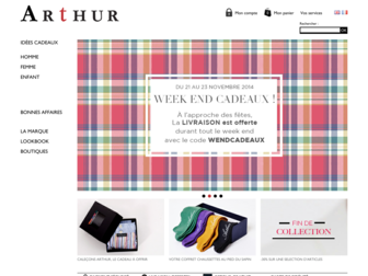 boutique-arthur.com website preview