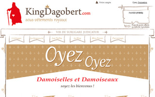 kingdagobert.com website preview