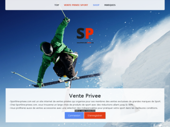 sportline-privee.com website preview