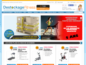 destockage-fitness.com website preview