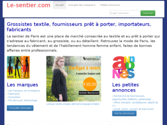 le-sentier.com website preview