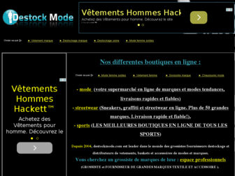 destockmode.com website preview