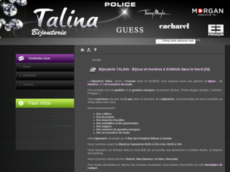 bijouterie-talina.fr website preview