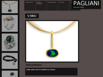 pagliani.fr website preview