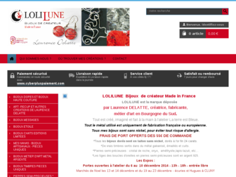 lolilune-bijoux.com website preview