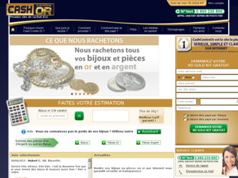 cashcontreor.fr website preview