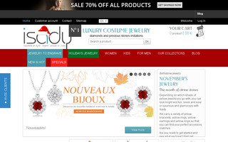 bijoux-isady.fr website preview