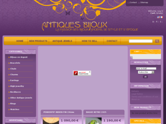 antiquesbijoux.com website preview