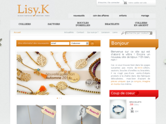 lisy-k.fr website preview