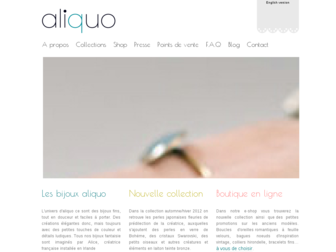 aliquo.fr website preview