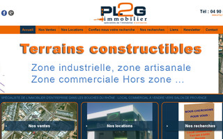 pl2g-immobilier.com website preview