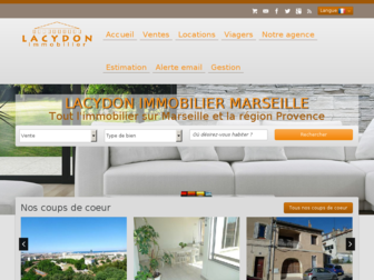lacydon-immobilier.fr website preview