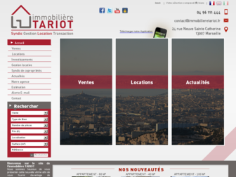 immobilieretariot.fr website preview