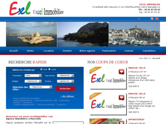 excelimmobilier.com website preview