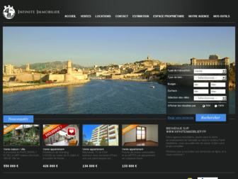 infiniteimmobilier.fr website preview