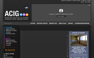 acig.fr website preview